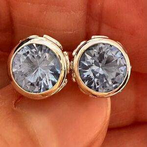 Coach Elegant Silver Stud Earrings